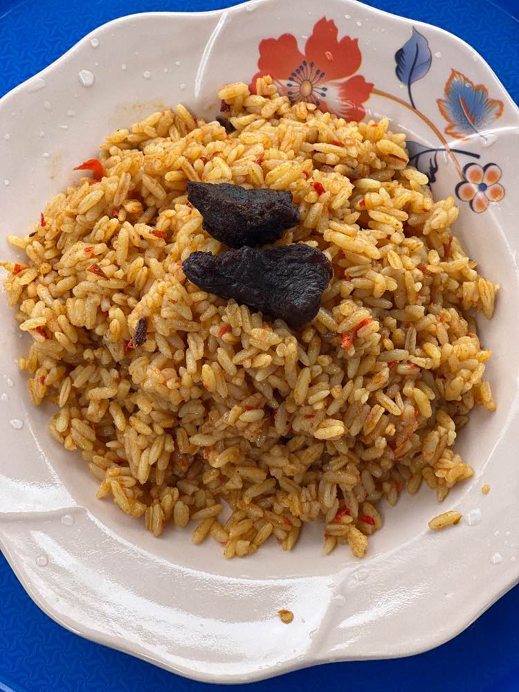 Jellof Rice with meats image - mobifoods
