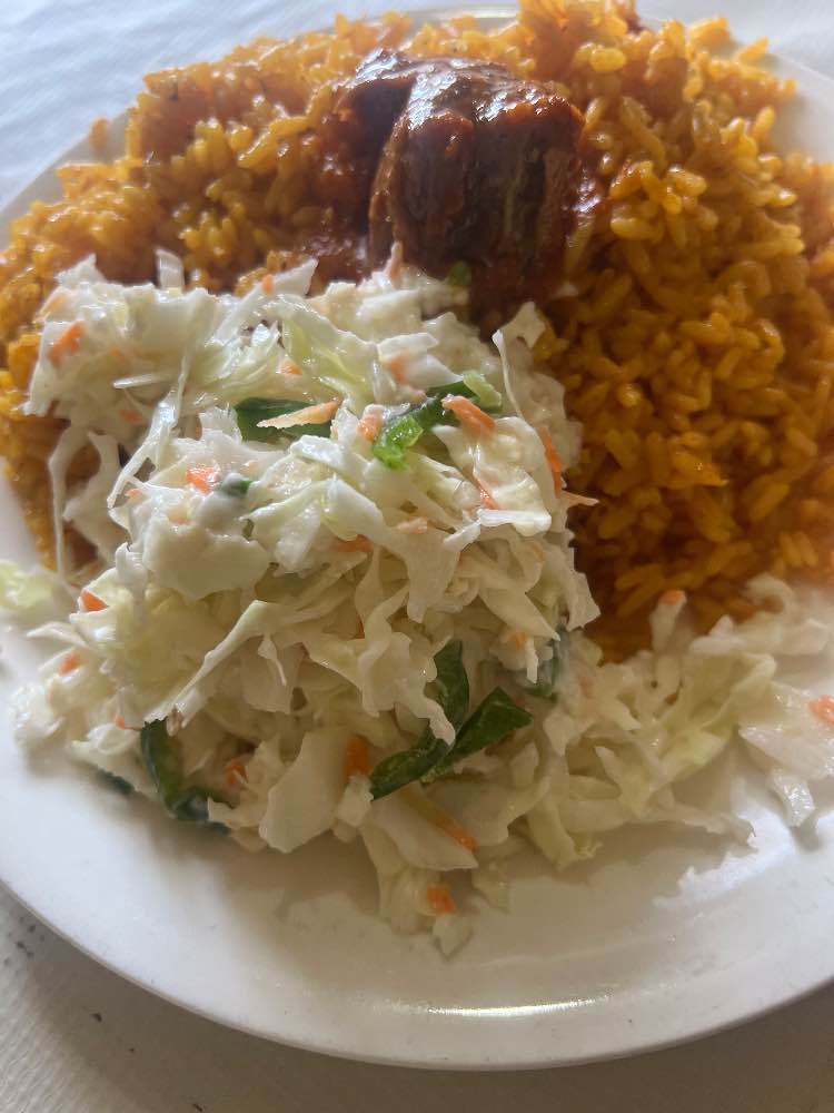 Rice and salad image - mobifoods