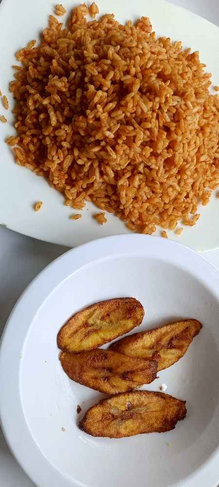 Rice and plantain image - Mobi Foods